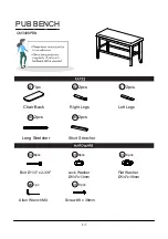 Предварительный просмотр 5 страницы Furniture of America CM3498PBN Assembly Instructions Manual