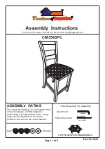 Preview for 1 page of Furniture of America CM3543PC Assembly Instructions