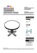 Furniture of America CM3546RT Assembly Instructions Manual preview