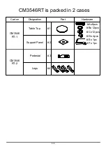 Preview for 6 page of Furniture of America CM3546RT Assembly Instructions Manual