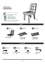 Preview for 5 page of Furniture of America CM3549-SC-2PK Assembly Instructions Manual