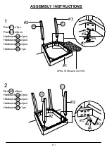 Preview for 6 page of Furniture of America CM3549-SC-2PK Assembly Instructions Manual