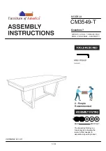 Furniture of America CM3549-T Assembly Instructions Manual preview