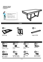 Предварительный просмотр 5 страницы Furniture of America CM3549-T Assembly Instructions Manual