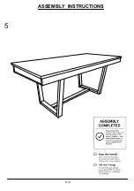 Предварительный просмотр 8 страницы Furniture of America CM3549-T Assembly Instructions Manual