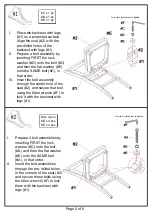 Preview for 5 page of Furniture of America CM3550PC-2PK Assembly Instructions Manual