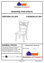 Furniture of America CM3552BC-SC-2PK Assembly Instructions Manual preview