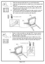 Preview for 5 page of Furniture of America CM3552WC-PC-2PK Assembly Instructions Manual