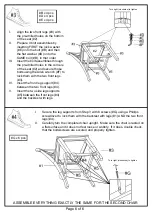 Preview for 6 page of Furniture of America CM3552WC-PC-2PK Assembly Instructions Manual