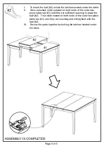 Preview for 5 page of Furniture of America CM3552WC-PT Assembly Instructions