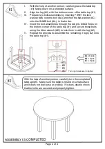 Preview for 4 page of Furniture of America CM3555RT Assembly Instructions