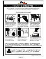 Preview for 2 page of Furniture of America CM3557CH-RT Assembly Instructions