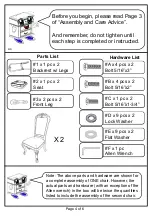 Preview for 4 page of Furniture of America CM3557SC-2PK Assembly Instructions Manual