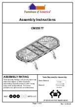 Furniture of America CM3557T Assembly Instructions Manual preview