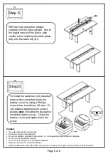 Preview for 6 page of Furniture of America CM3559T Assembly Instructions Manual