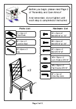 Preview for 3 page of Furniture of America CM3577SC-2PK Accessories Assembly