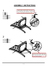 Preview for 7 page of Furniture of America CM3577SC-2PK Assembly Instructions Manual