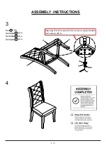 Preview for 8 page of Furniture of America CM3577SC-2PK Assembly Instructions Manual