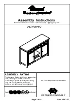 Furniture of America CM3577SV Assembly Instructions preview