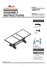 Furniture of America CM3577T Assembly Instructions Manual preview