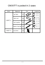 Preview for 7 page of Furniture of America CM3577T Assembly Instructions Manual