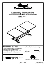 Furniture of America CM3577T Assembly Instructions preview