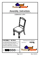 Furniture of America CM3600SC-2PK Assembly Instructions preview