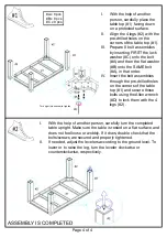 Preview for 4 page of Furniture of America CM3603T Assembly Instructions