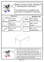 Preview for 3 page of Furniture of America CM3615T-48 Assembly Instructions