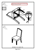 Preview for 5 page of Furniture of America CM3630SC-2PK Assembly Instructions