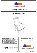 Furniture of America CM3663AC-2PK-VN Assembly Instructions preview