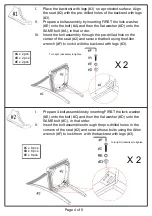 Preview for 4 page of Furniture of America CM3663SC-2PK Assembly Instructions