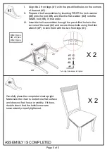 Preview for 5 page of Furniture of America CM3663SC-2PK Assembly Instructions