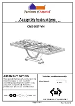 Furniture of America CM3663T-VN Assembly Instructions preview