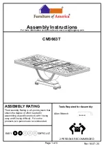 Furniture of America CM3663T Assembly Instructions preview