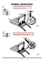 Preview for 7 page of Furniture of America CM3712PT-5PK Assembly Instructions Manual