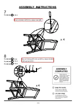 Preview for 9 page of Furniture of America CM3712PT-5PK Assembly Instructions Manual