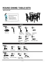 Preview for 5 page of Furniture of America CM3713RT-5PK Assembly Instructions Manual