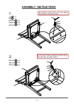 Preview for 7 page of Furniture of America CM3716PC-2PK Assembly Instructions Manual