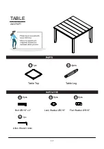 Preview for 5 page of Furniture of America CM3716PT Assembly Instructions Manual