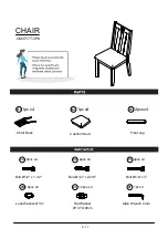 Preview for 8 page of Furniture of America CM3717T-5PK Assembly Instructions Manual