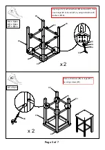 Preview for 5 page of Furniture of America CM3720PT-3PK Assembly Instructions Manual