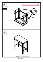 Preview for 7 page of Furniture of America CM3720PT-3PK Assembly Instructions Manual