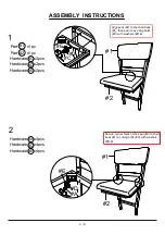 Preview for 6 page of Furniture of America CM3733PC-2PK Assembly Instructions Manual