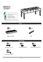 Preview for 5 page of Furniture of America CM3735-BN Assembly Instructions Manual