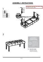 Preview for 6 page of Furniture of America CM3735-BN Assembly Instructions Manual