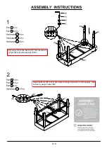 Preview for 6 page of Furniture of America CM3736-PBN Assembly Instructions Manual