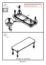 Preview for 4 page of Furniture of America CM3738BN Assembly Instructions