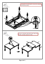 Preview for 4 page of Furniture of America CM3738T Assembly Instructions