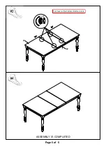 Preview for 5 page of Furniture of America CM3738T Assembly Instructions